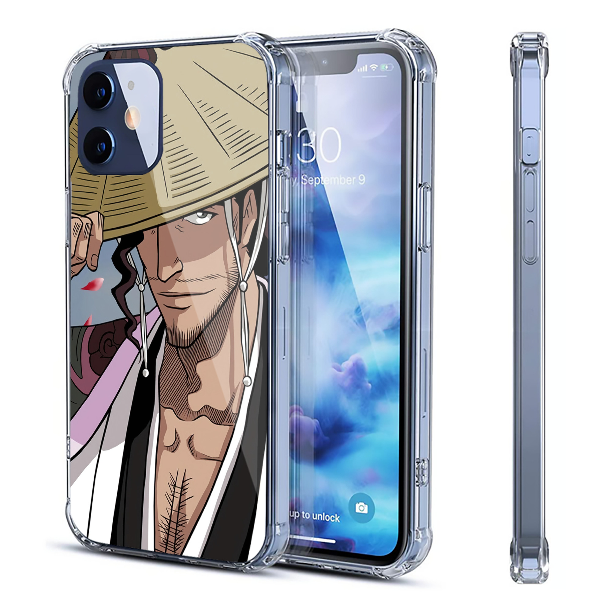 （画像用） ブリーチ BLEACH 【iPhone 12シリーズ対応】透明スマホケース（クリアソフトケース）